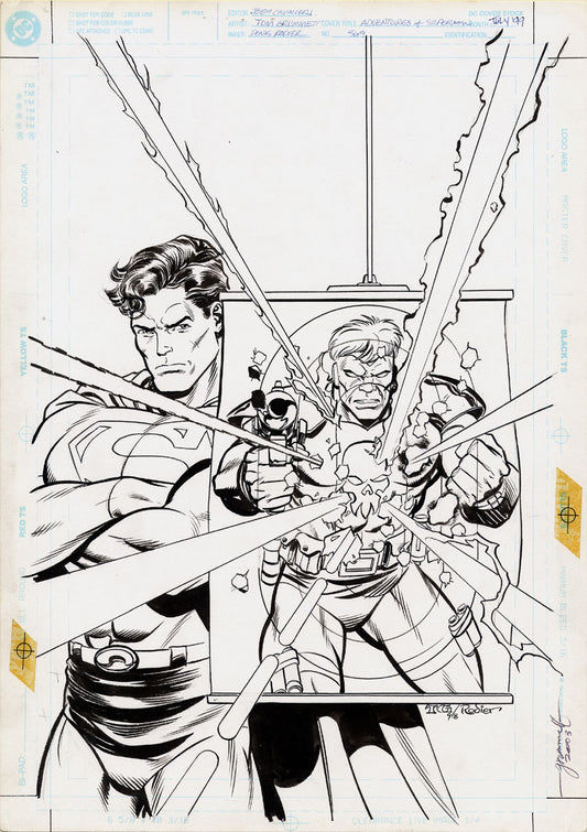 Grummett, Tom - Adventures of Superman #569 Cover!