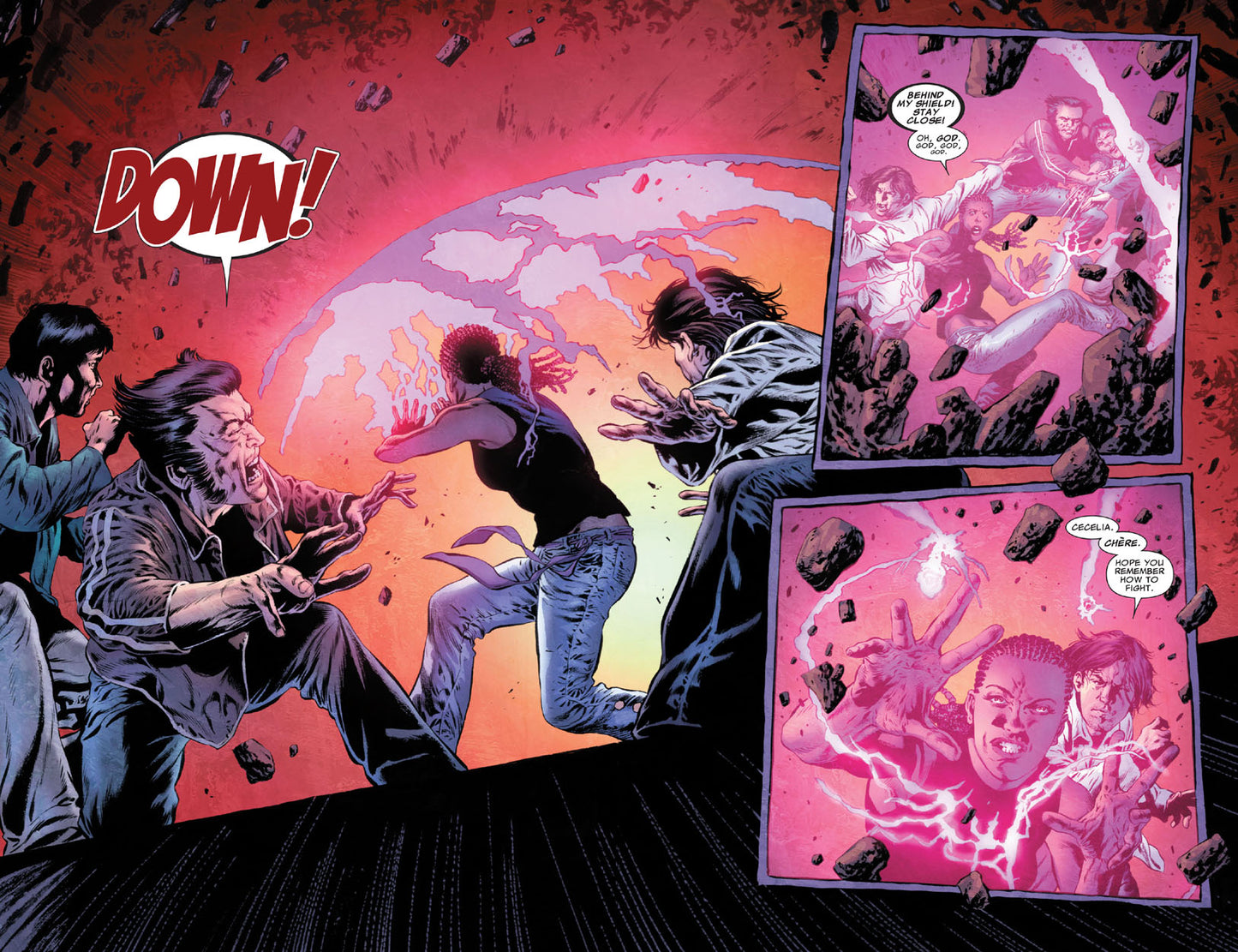 Astonishing X-Men #48 p.14&15 - Double Page Splash!