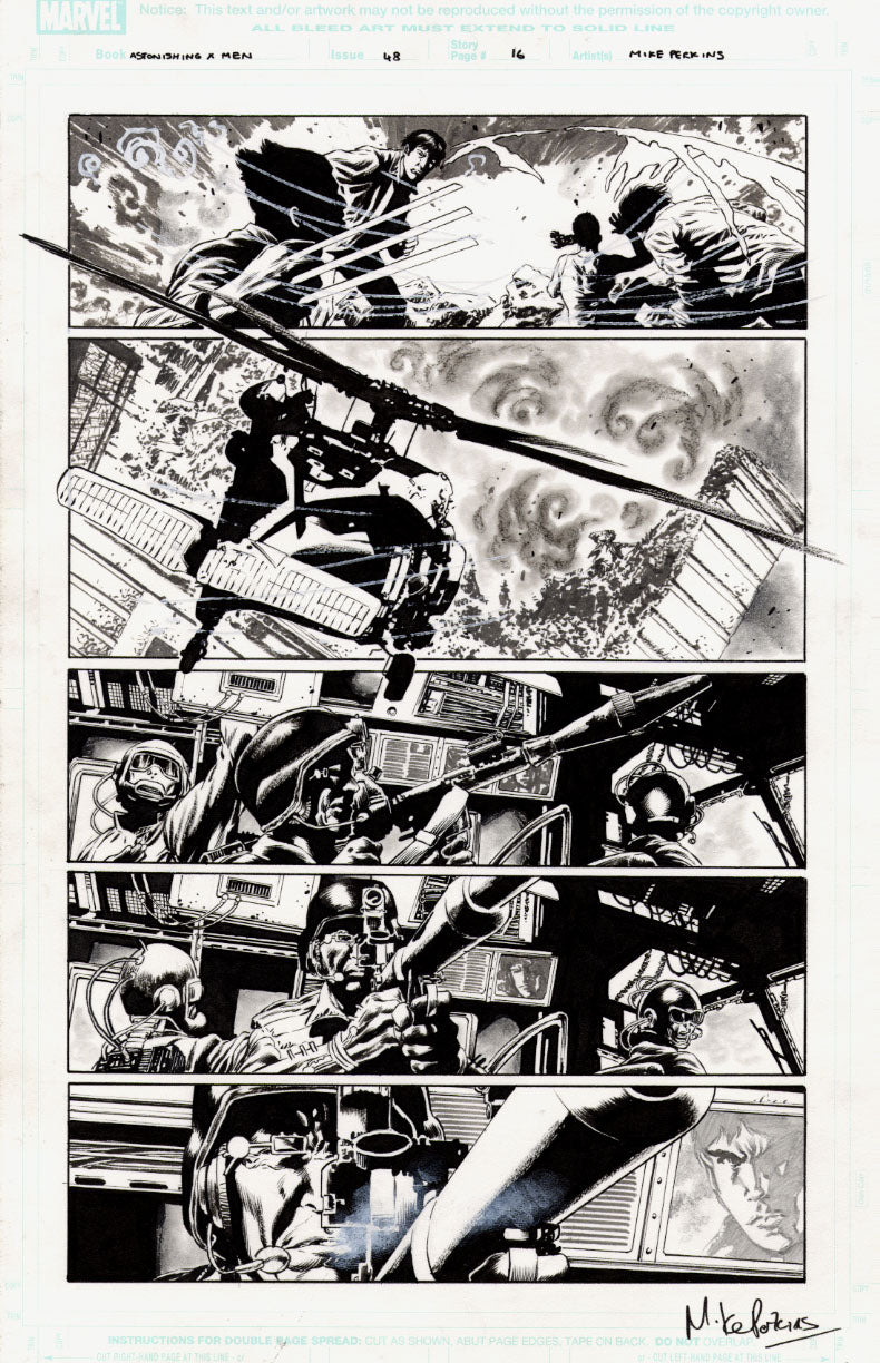 Astonishing X-Men #48 p.16 - Wolverine Pops Claws!