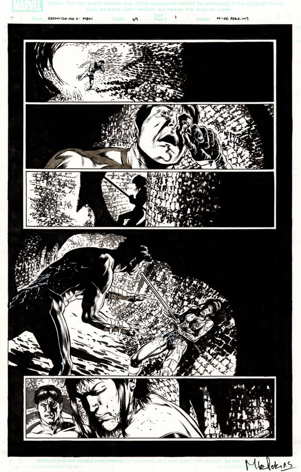 Astonishing X-Men #49 p.01 - Karma Mortally Wounded!? – Comic Book Art ...
