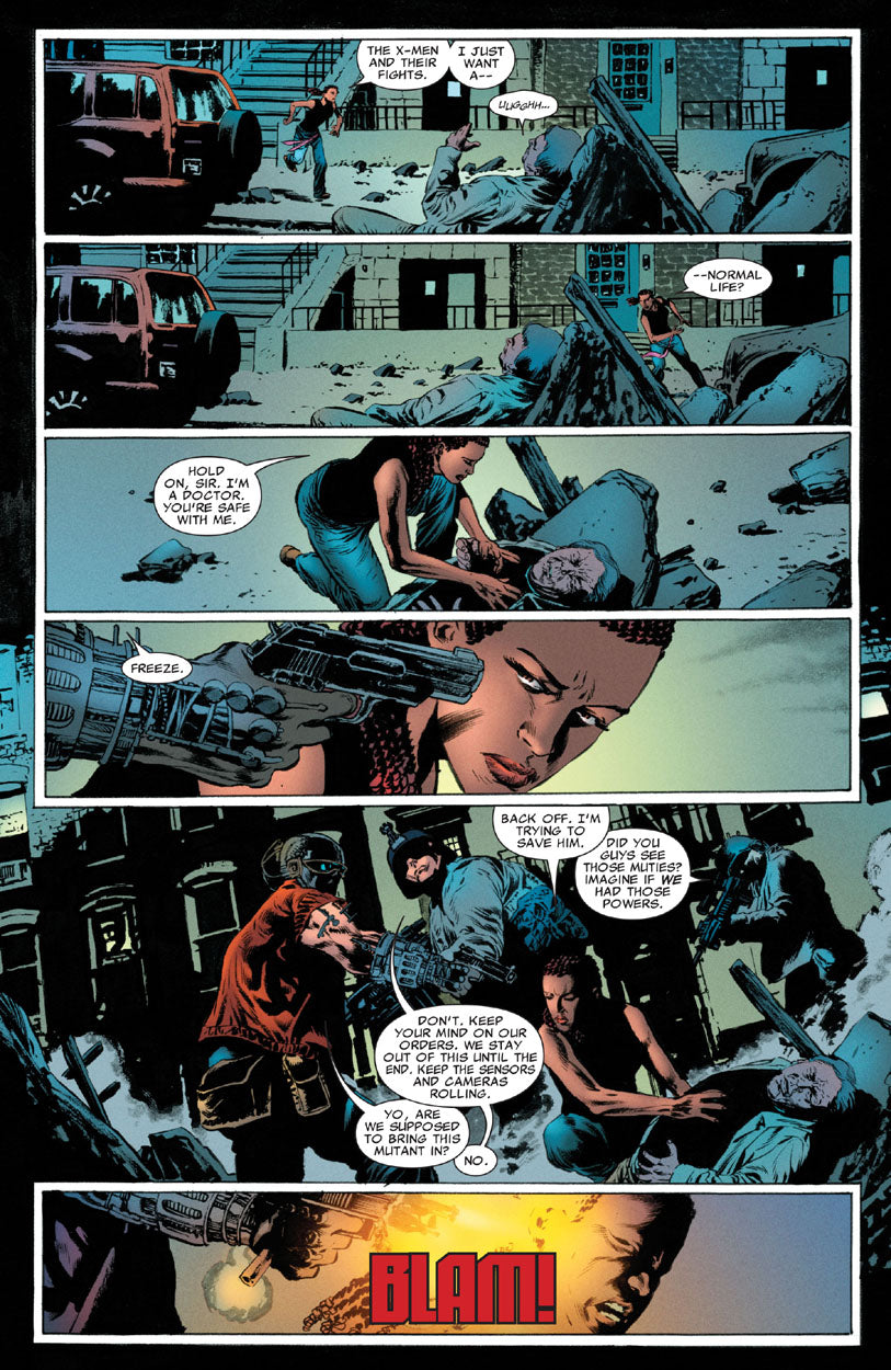 Astonishing X-Men #49 p.07 - Cecilia Reyes Attacked!