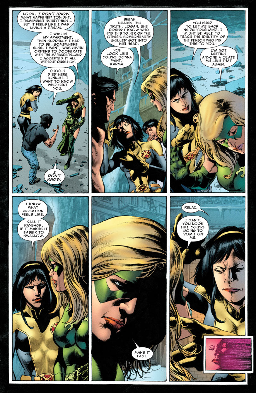 Astonishing X-Men #49 p.13 - Karma & Wolverine!