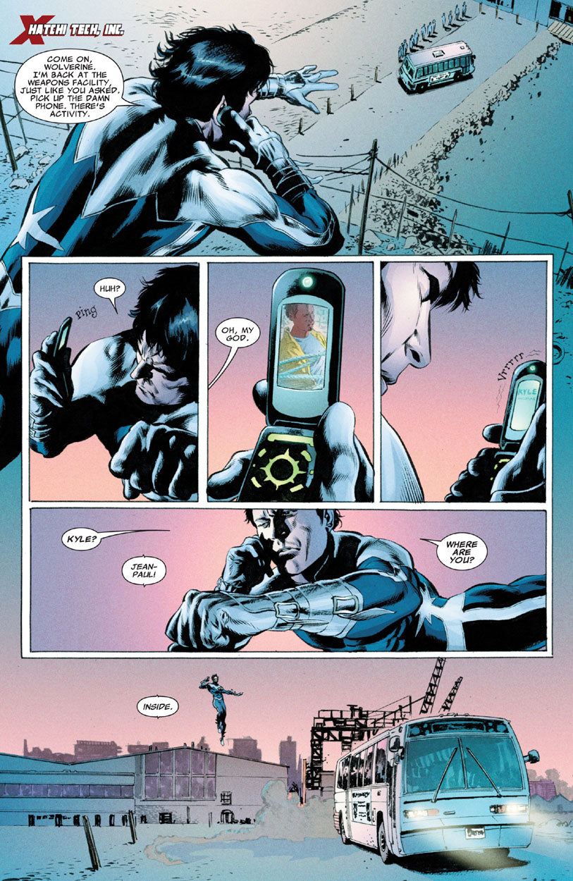 Astonishing X-Men #50 p.17 - Kyle Kidnapped!!