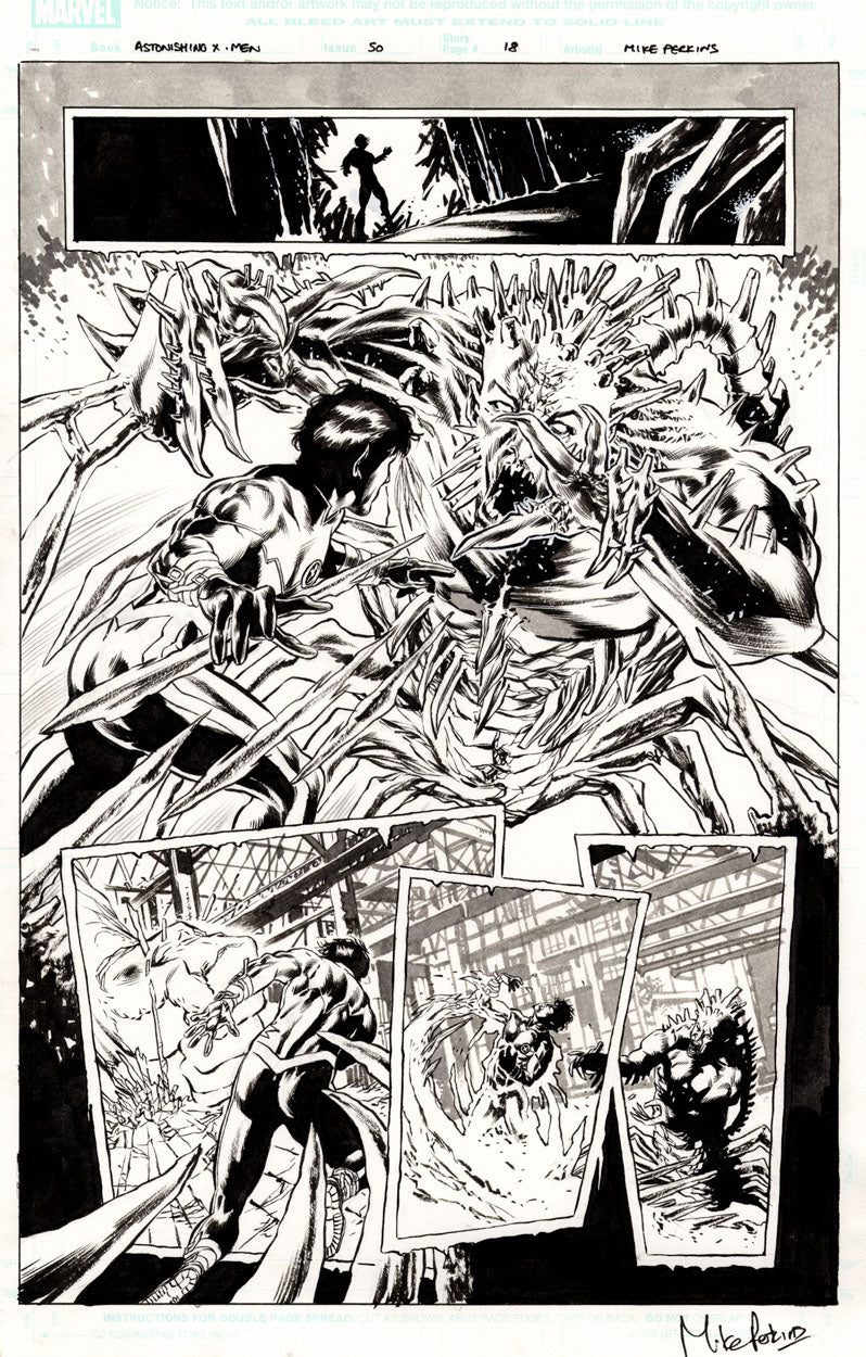 Astonishing X-Men #50 p.18 - Northstar & Iceman!!