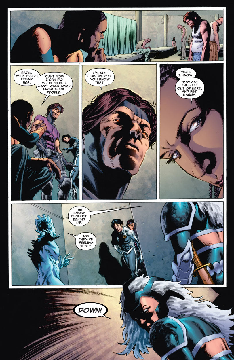 Astonishing X-Men #53 p.14 - Gambit & Warbird!
