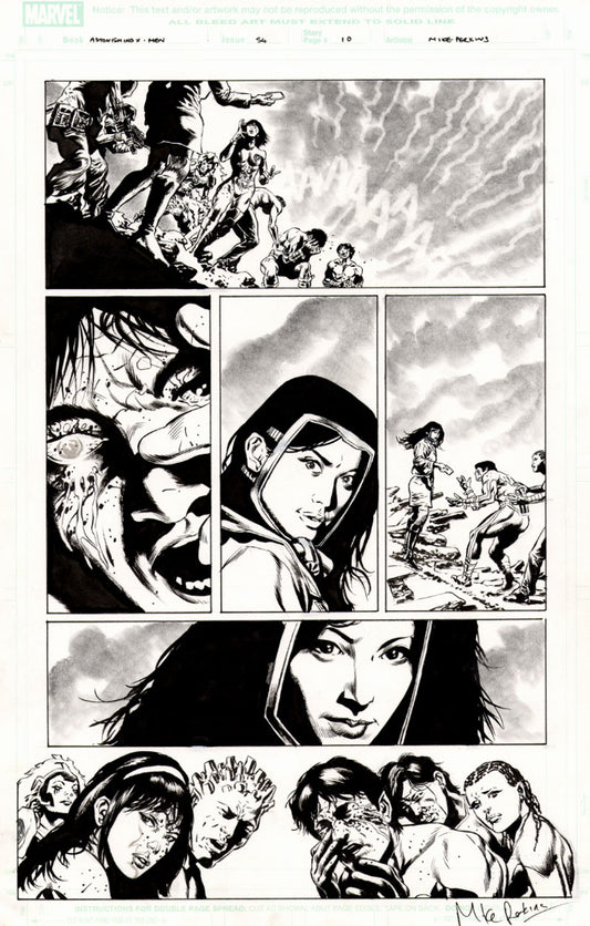 Astonishing X-Men #54 p.10 - Hatchi Blinds Northstar!