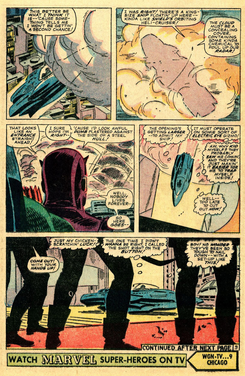 Heck, Don – Avengers #33 p.9 – Hawkeye !