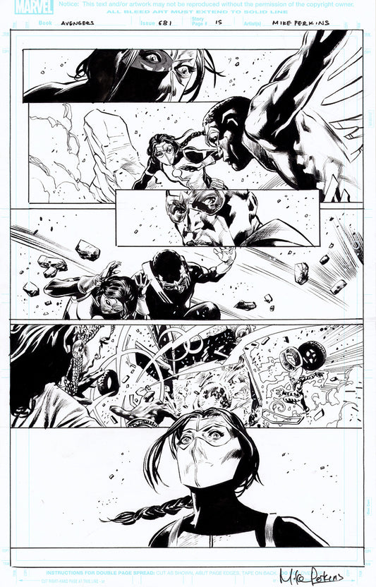 Avengers #681 p.15 - Falcon & Wanda!