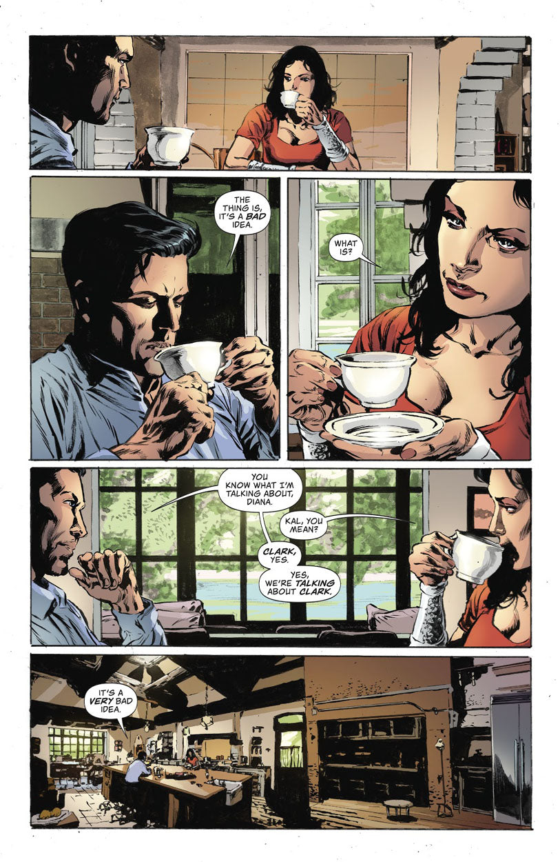 Superman: Heroes #1 p.19 - Bruce & Diana!