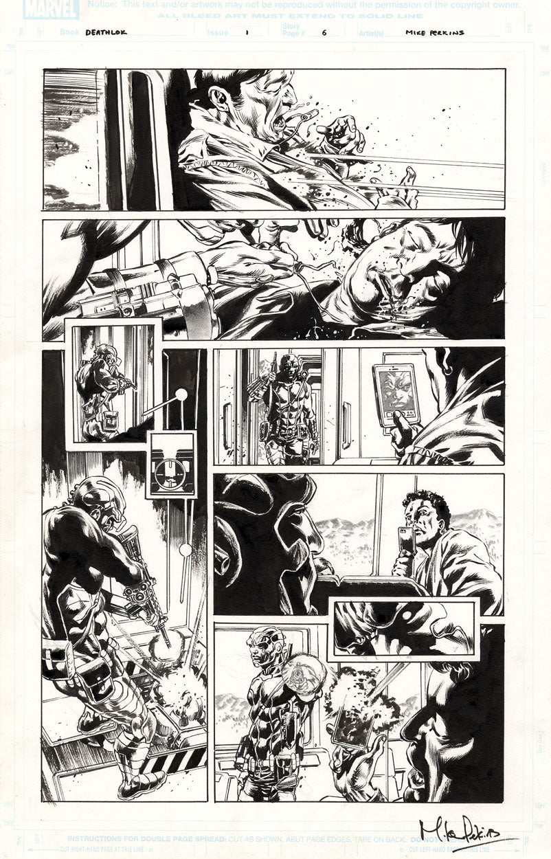 Deathlok #1 p.06 - Deathlok in Action!