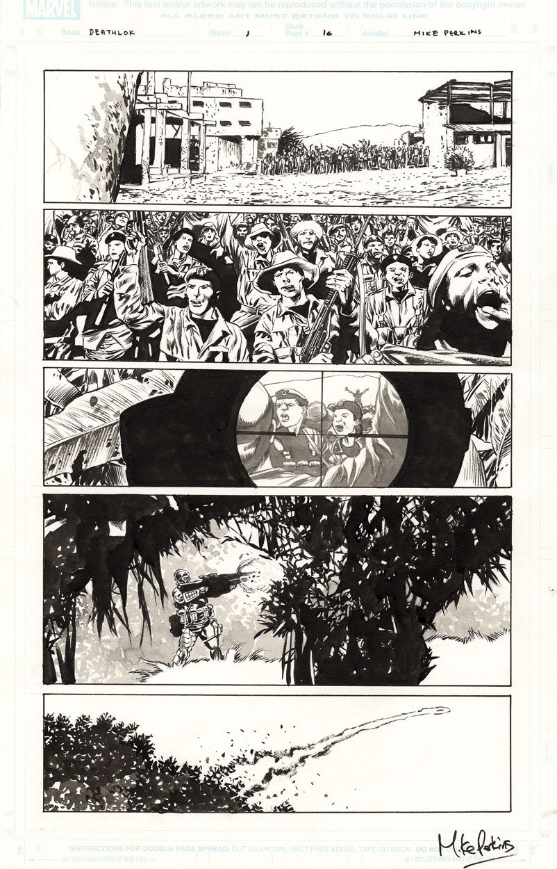 Deathlok #1 p.16 - Deathlok Launches Rocket!