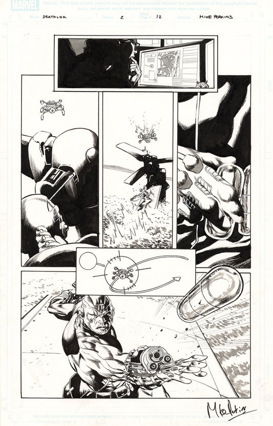Deathlok #2 p.12 - Deathlok in Action!