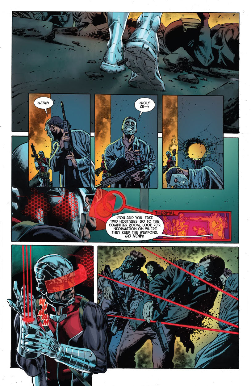 Deathlock Chicken Deathlok #3 p.06 - Deathlok in Action! – Comic Book Art Gallery