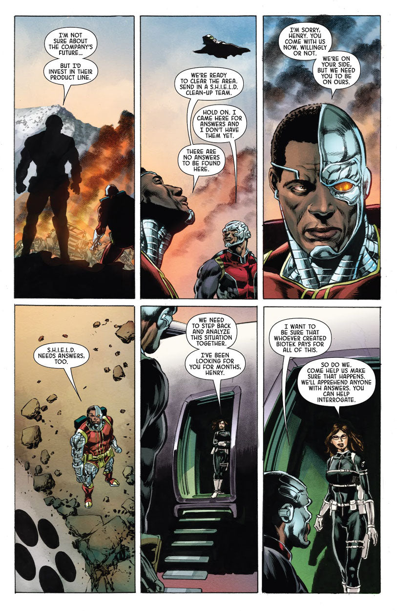 Deathlok #9 p.16 - Two Deathloks!