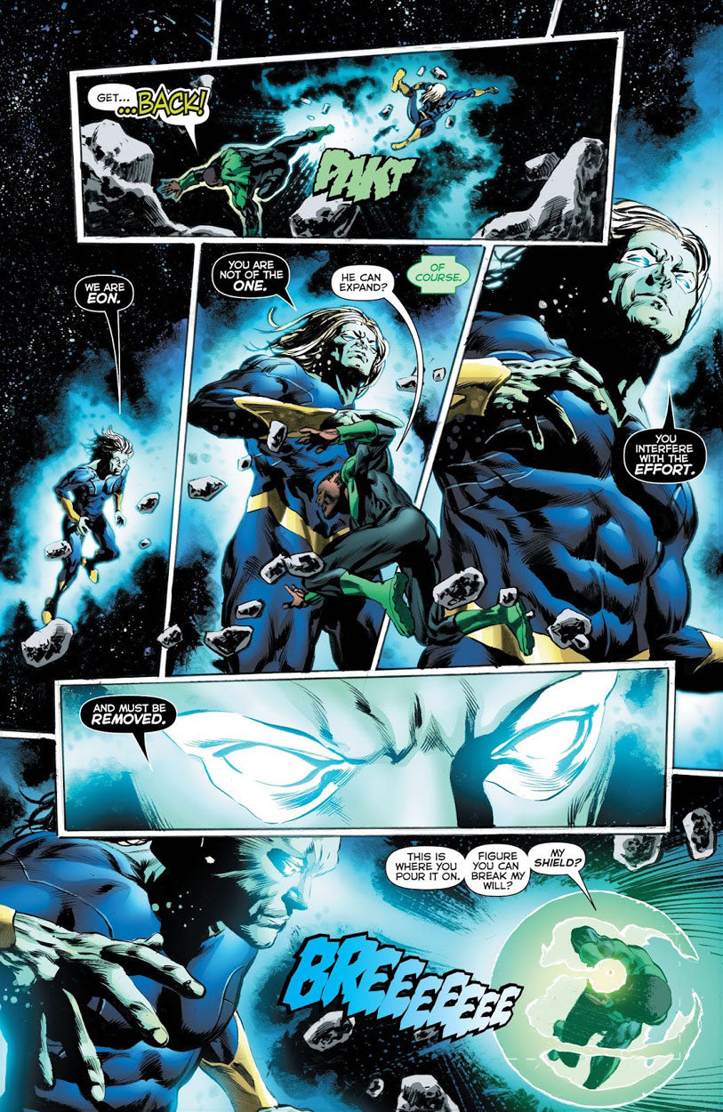 Green Lanterns #50 p.17 - Stewart vs EON!