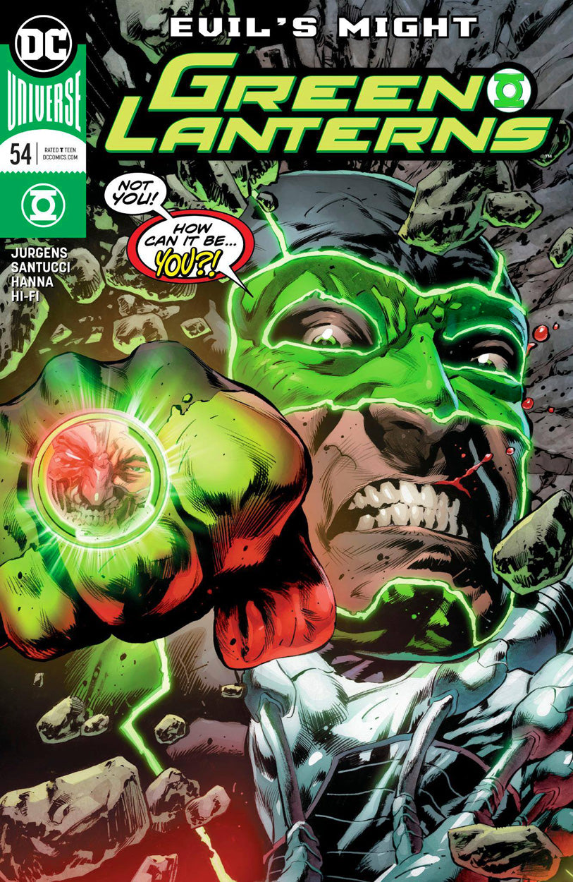 Green Lanterns #54 Cover - Cyborg Superman!