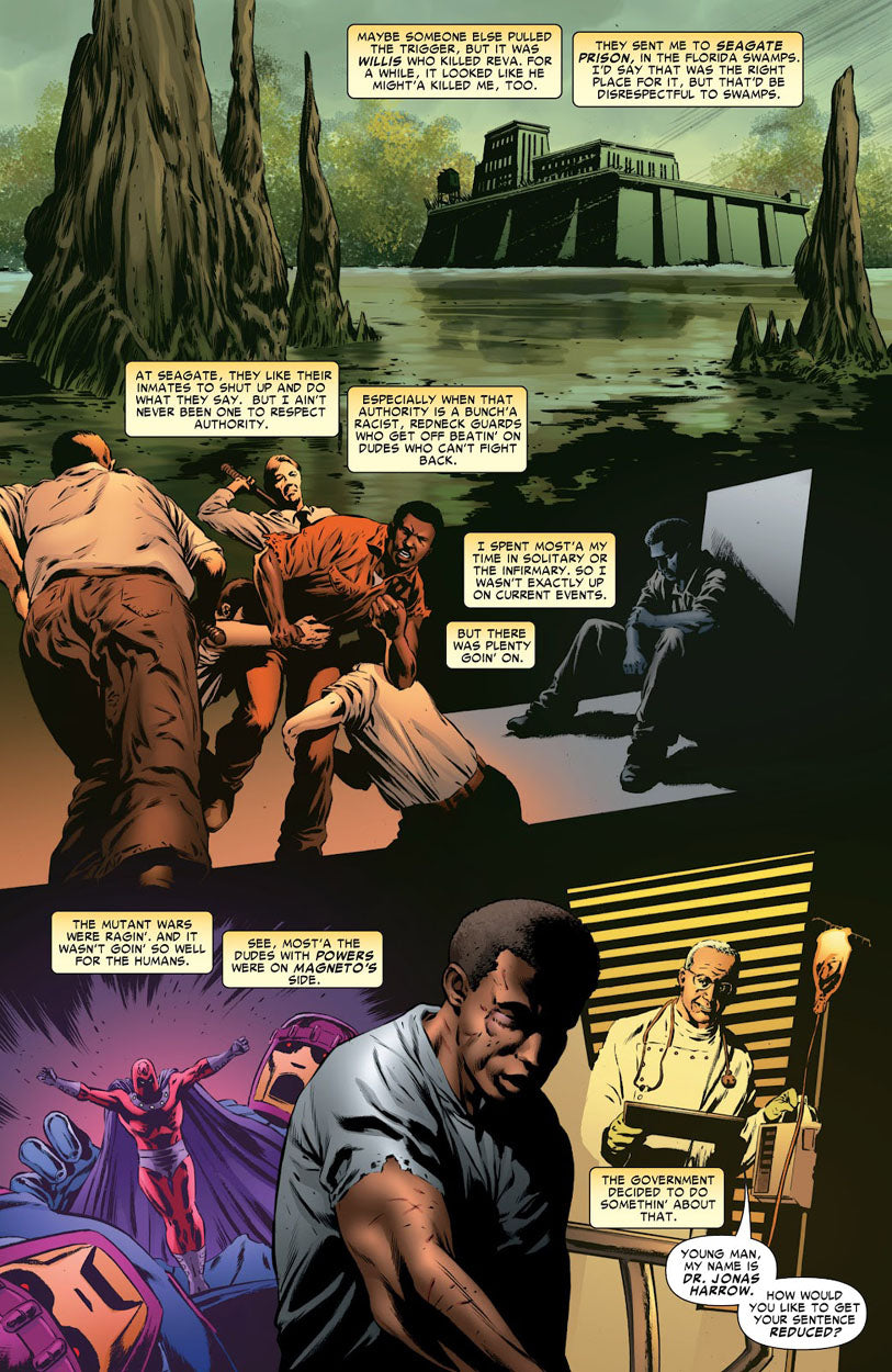 House of M: Avengers #1 p.08 - Magneto & Sentinels!