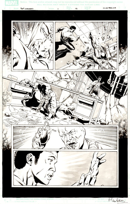 House of M: Avengers #1 p.12 - Luke Cage Powerman!