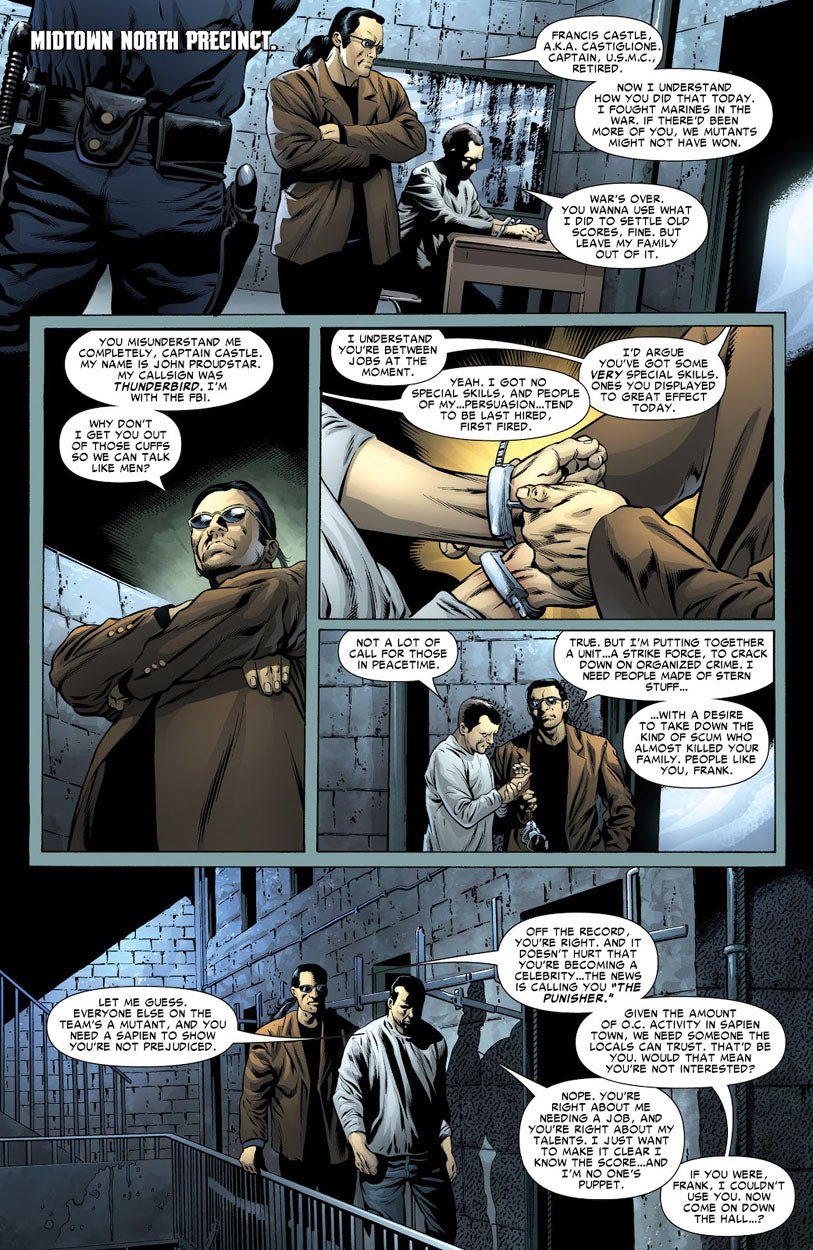 House of M: Avengers #2 p.10 - Frank Castle (Punisher)!