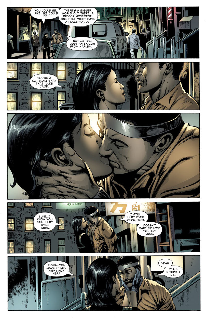 House of M: Avengers #3 p.20 - Misty & Luke!
