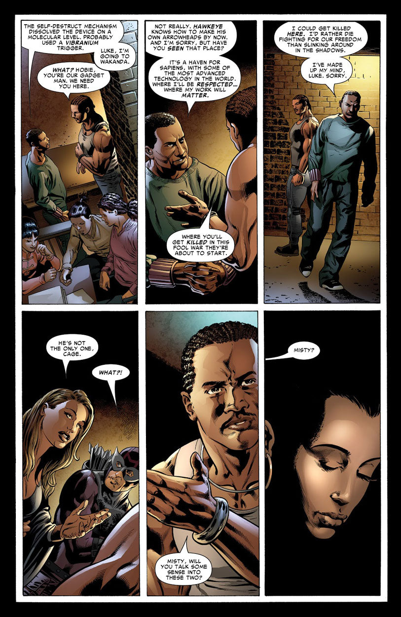 House of M: Avengers #4 p.03 - Mockingbird & Hawkeye!