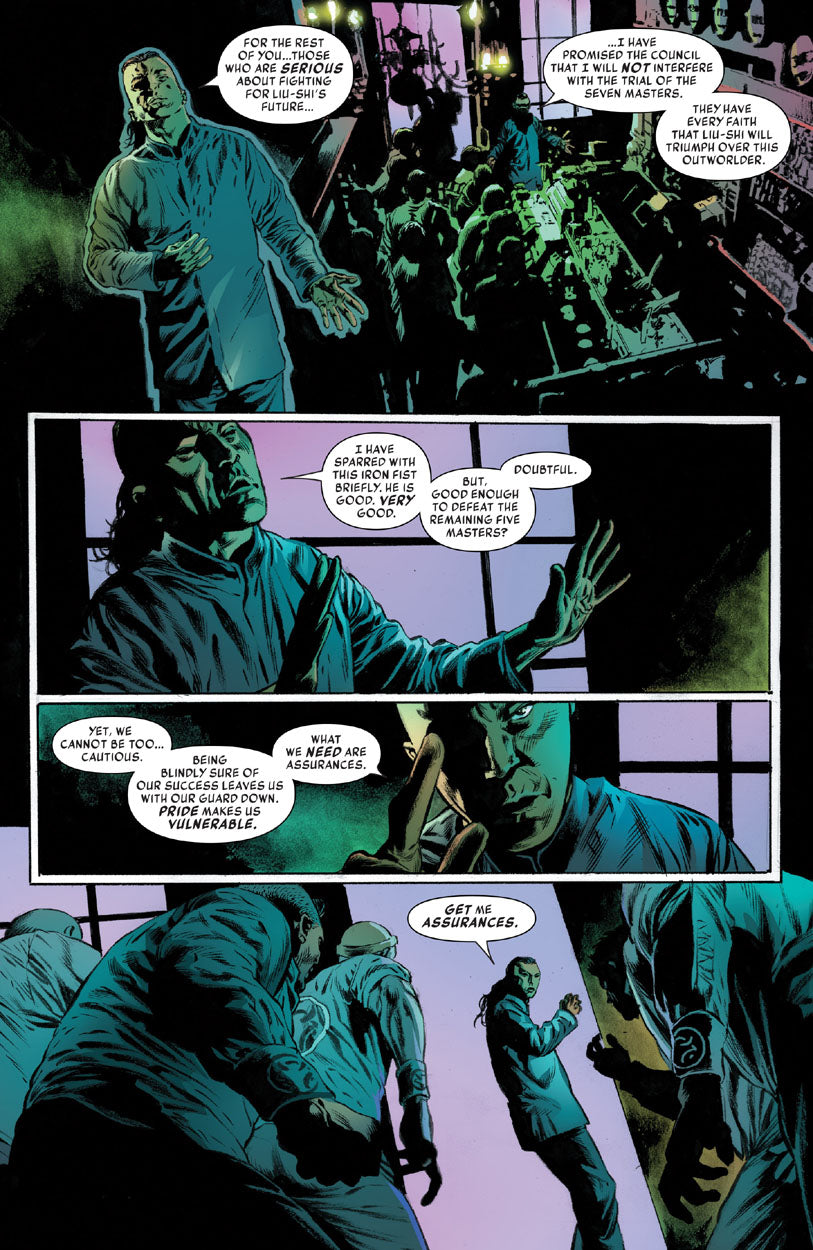 Iron Fist #3 p.12 - Choshin Plans Betrayal!