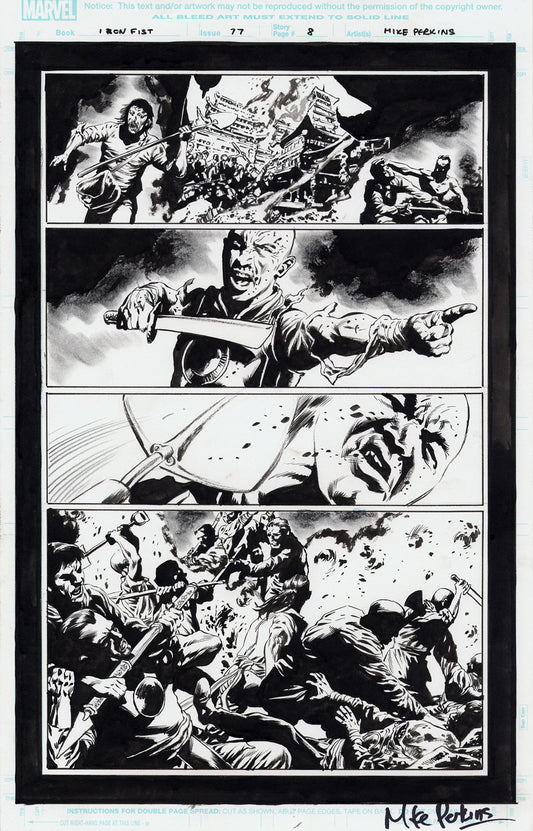 Iron Fist #77 p.08 - K'un Lun Fights Back!