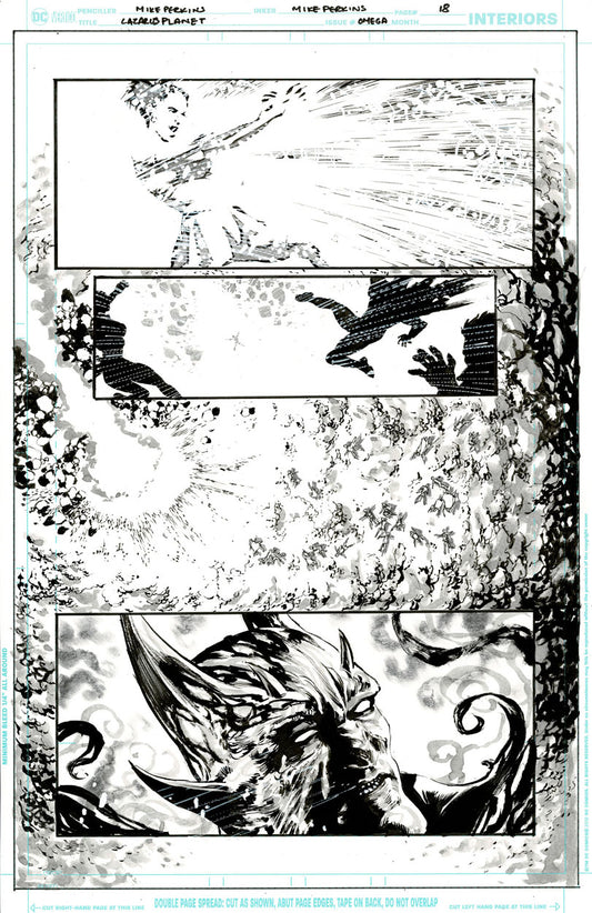 Lazarus Planet: Omega #1 p.18 - Black Alice & Nezha!
