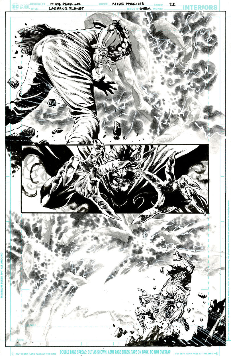 Lazarus Planet: Omega #1 p.22 - Father vs Son!