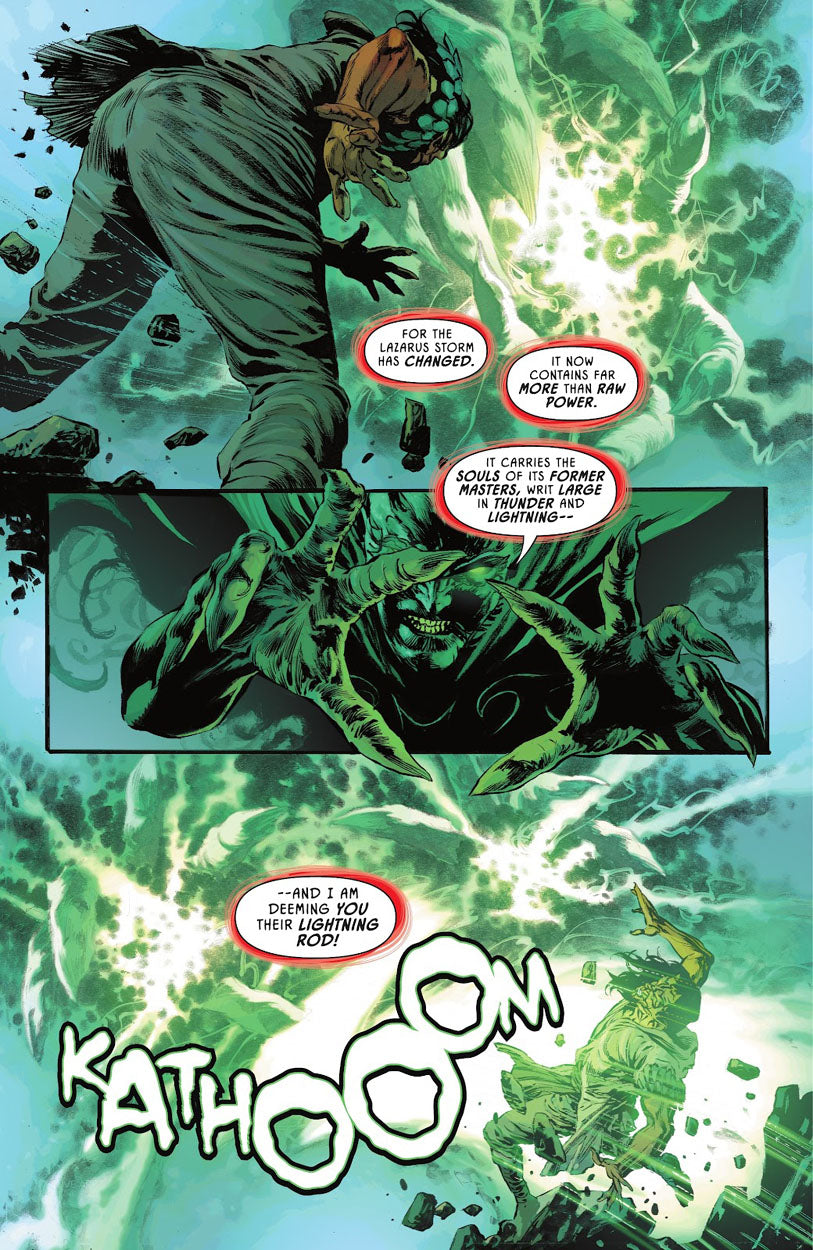 Lazarus Planet: Omega #1 p.22 - Father vs Son!
