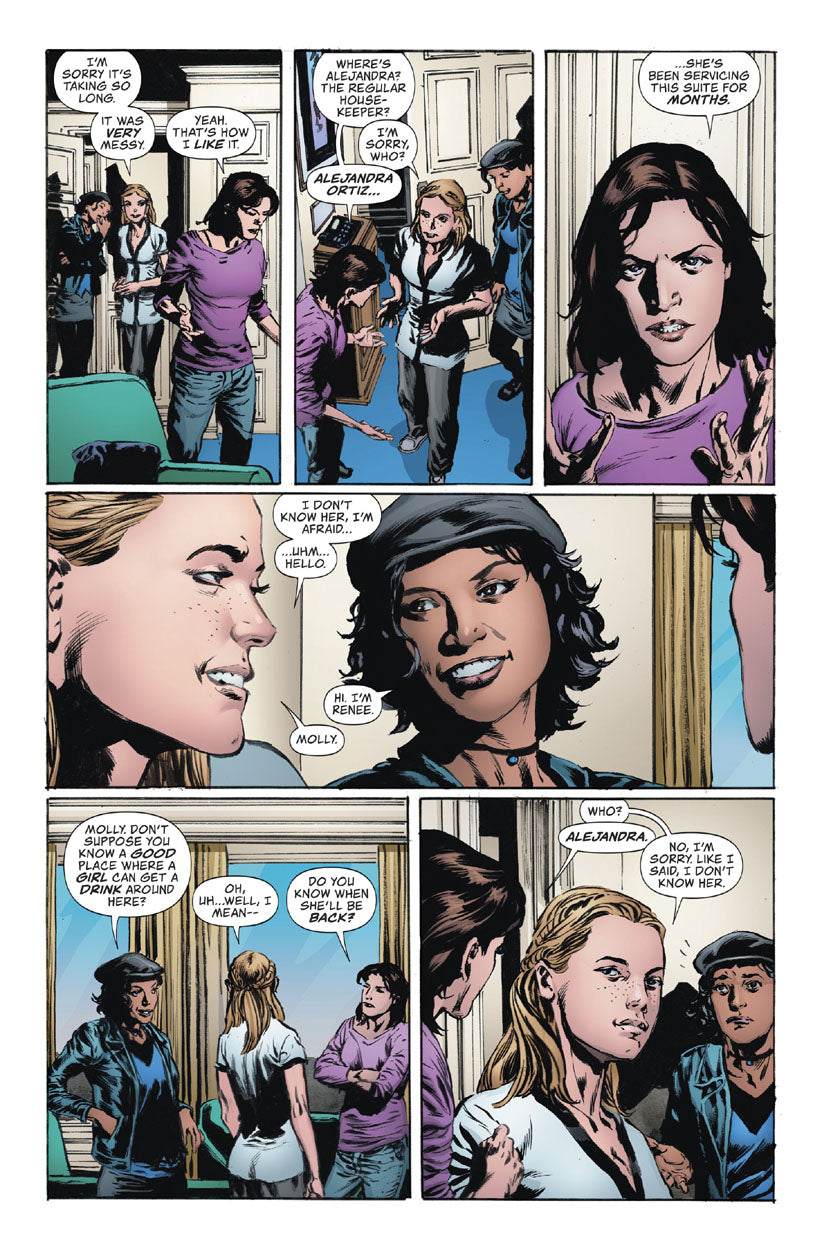 Lois Lane #7 p.16 - 1st Kiss of Death (As Molly)!