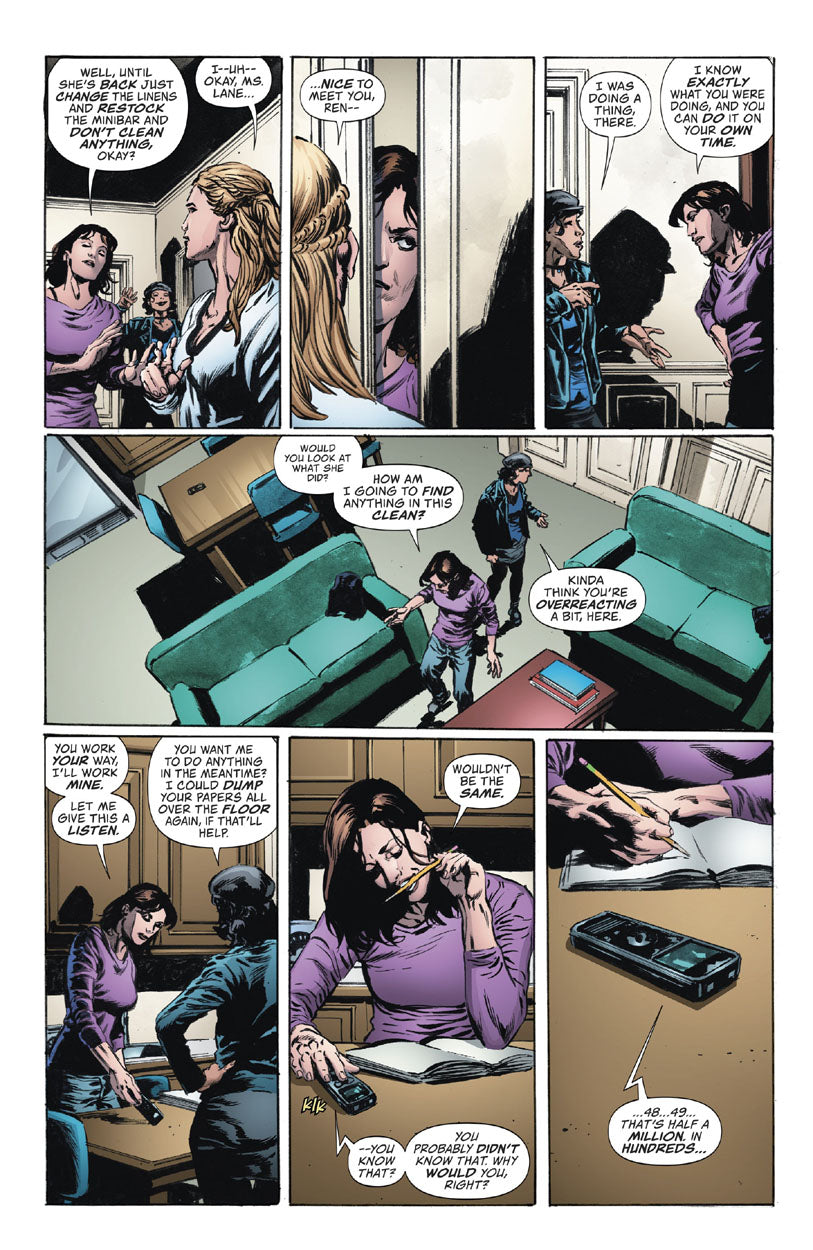 Lois Lane #7 p.17 - 1st App. Kiss of Death (Cameo as Molly)