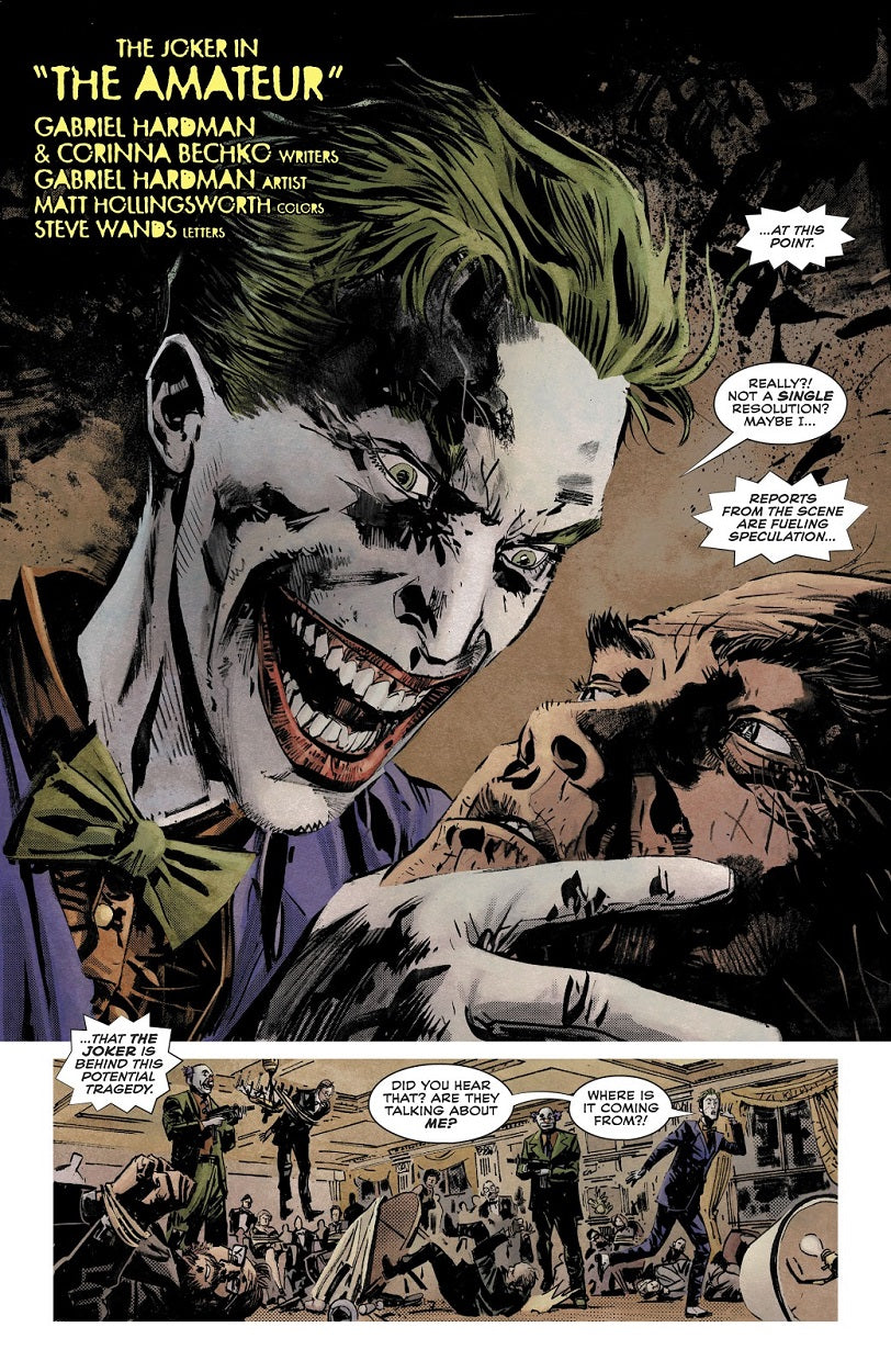 Hardman, Gabriel – New Year’s Evil #1 Complete 8-Page Joker Story !