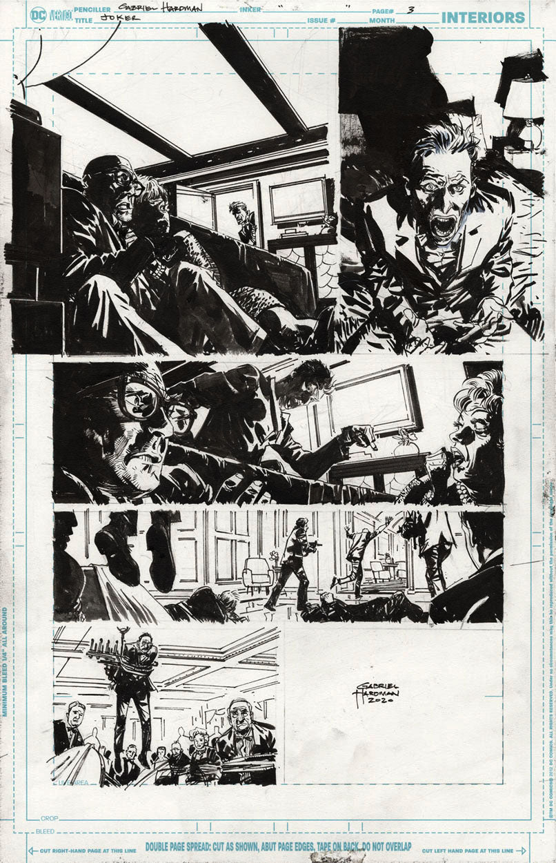 Hardman, Gabriel – New Year’s Evil #1 Complete 8-Page Joker Story !