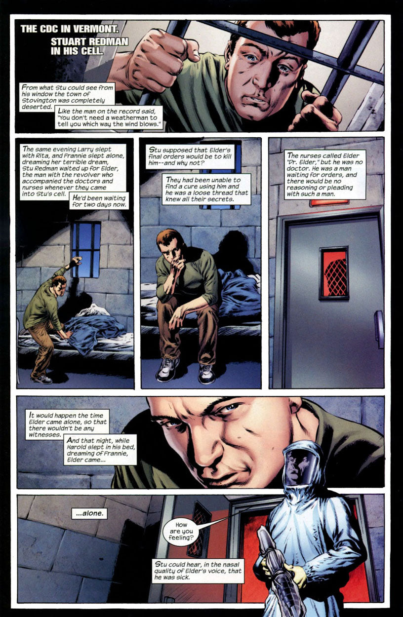 The Stand: American Nightmares #1 p.17 - Stu Escapes CDC!
