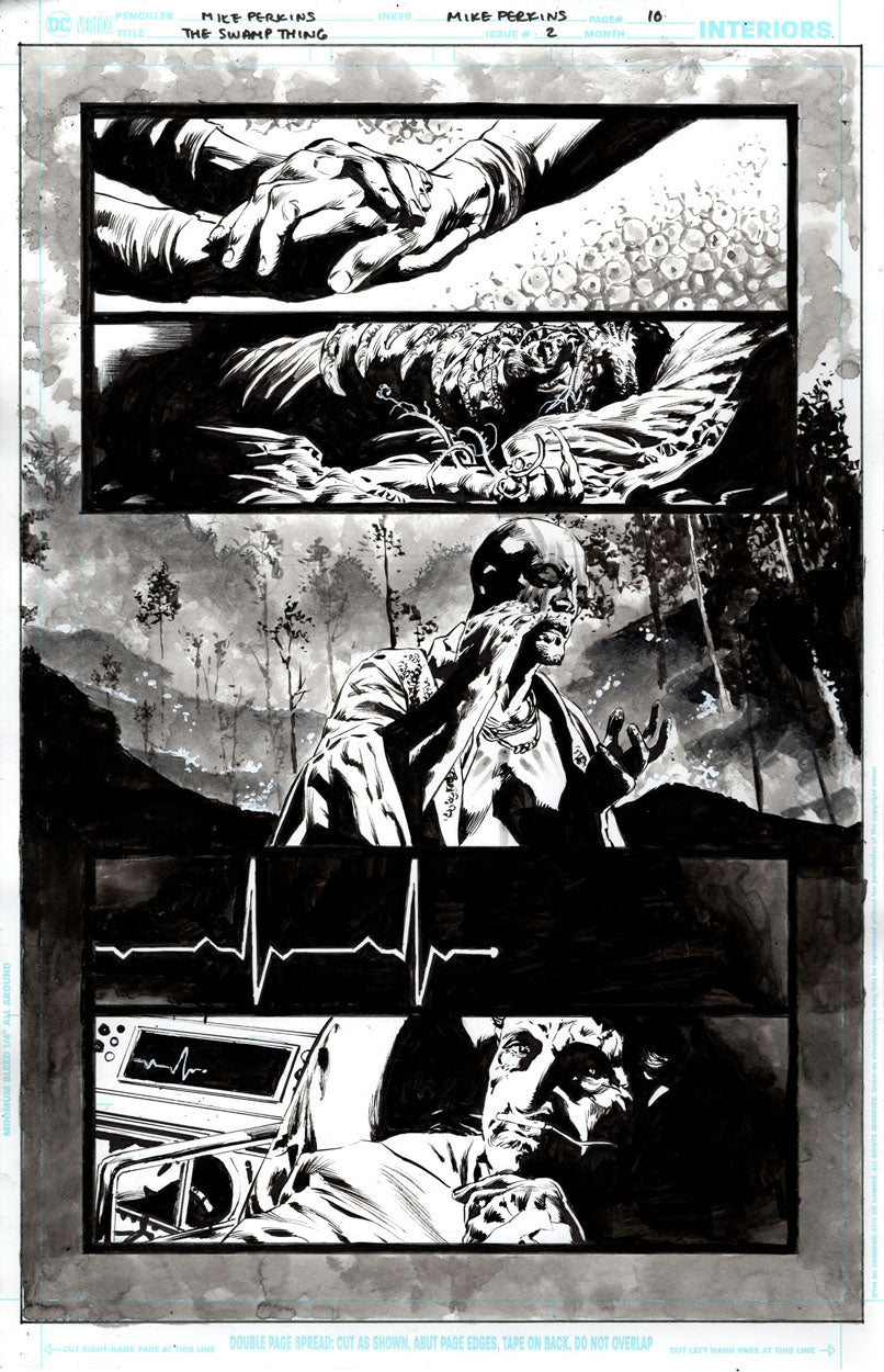 The Swamp Thing #2 p.10 - New Swampy Partial Origin!