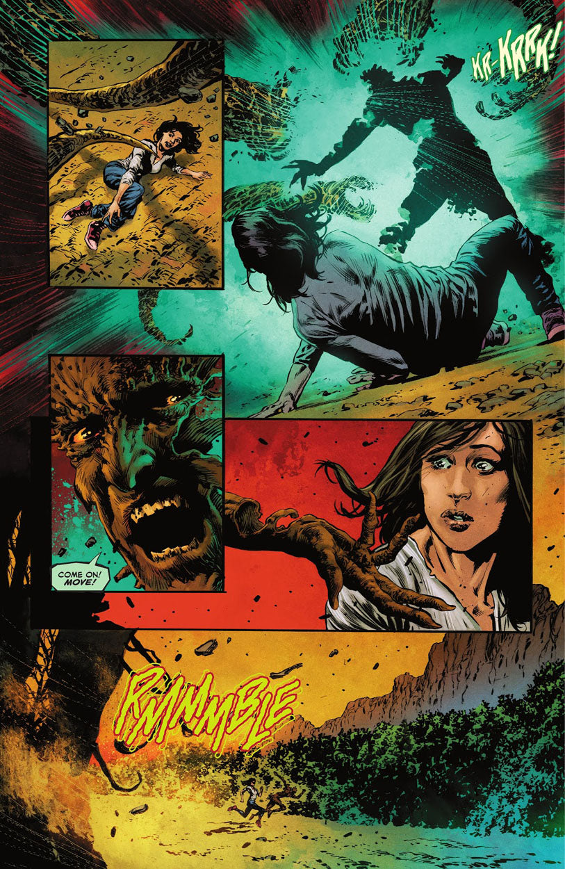 The Swamp Thing #3 p.12 - Woodrue Saves Jennifer!