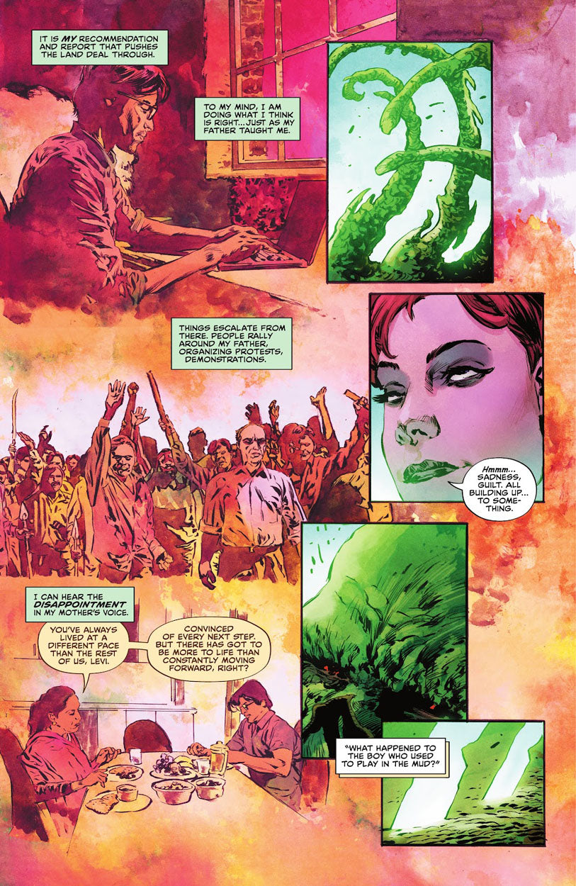 The Swamp Thing #7 p.15 - Levi Pushes Land Deal Through