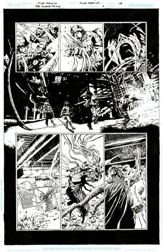 The Swamp Thing #9 p.18 - Hedera Attacks!