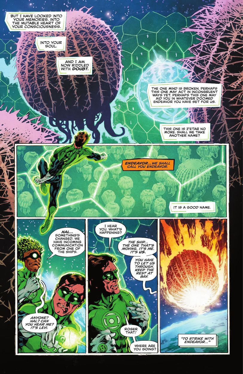 The Swamp Thing #14 p.16 - Z'etar Heads for Earth!