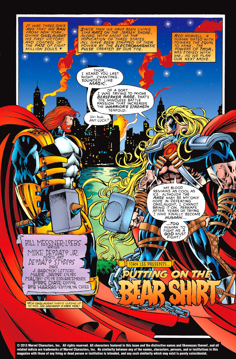 Deodato, Mike – Thor #502 p.01 - Twin Towers Splash !