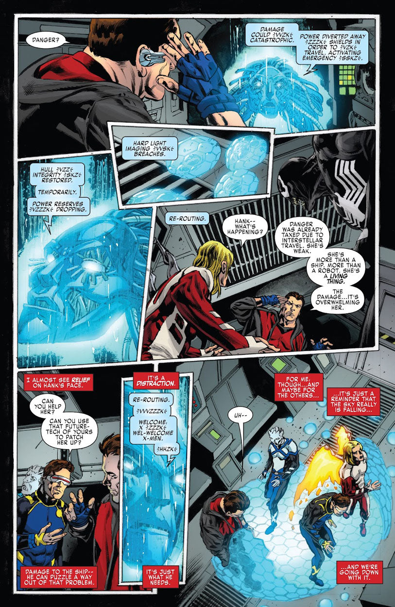 X-Men: Blue #25 p.03 - Venom & Danger!